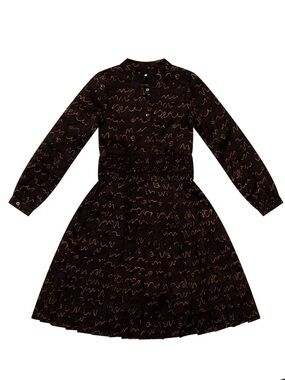 KIPP Black Abstract Pattern Dress size juniors size 12